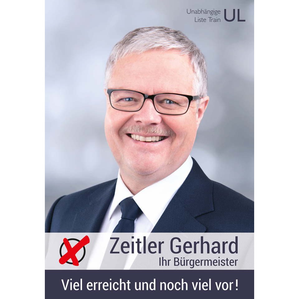Wahlplakat - Zeitler Gerhard